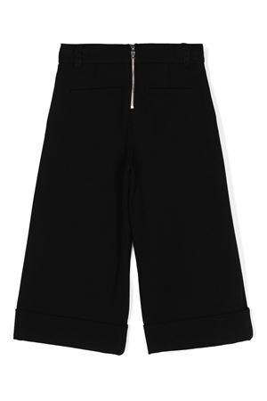 pantalone in viscosa nero BALMAIN PARIS KIDS | BV6C02J0371930AG